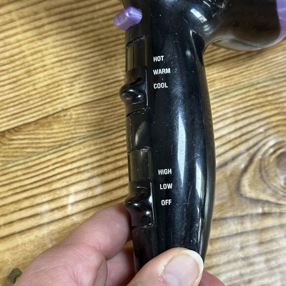 Vidal Sassoon Hair Dryer VS781 Black/Purple - Picture 2 of 10